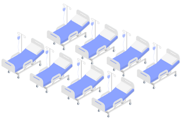 他国と比べて長い入院日数・多い病床数